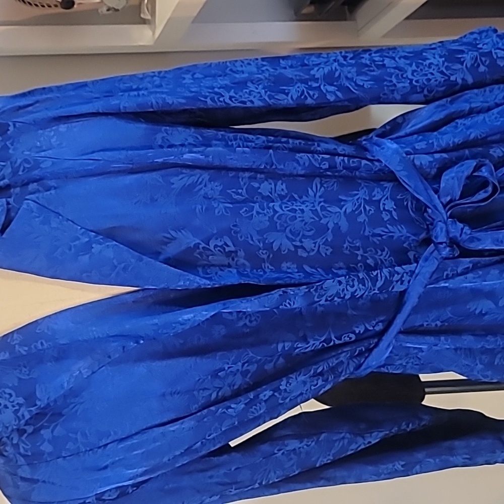Blue trench/robe - Picture 4 of 4